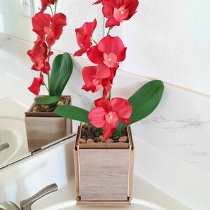 Artificial Orchid Arrangement